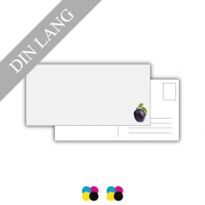 Postkarte | 350g Bilderdruckpapier | DIN lang | 4/4-farbig